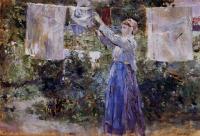 Morisot, Berthe - Woman Hanging out the Wash
